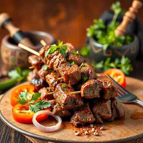 Cameroonian Suya Recipe - West African Grilled Beef
